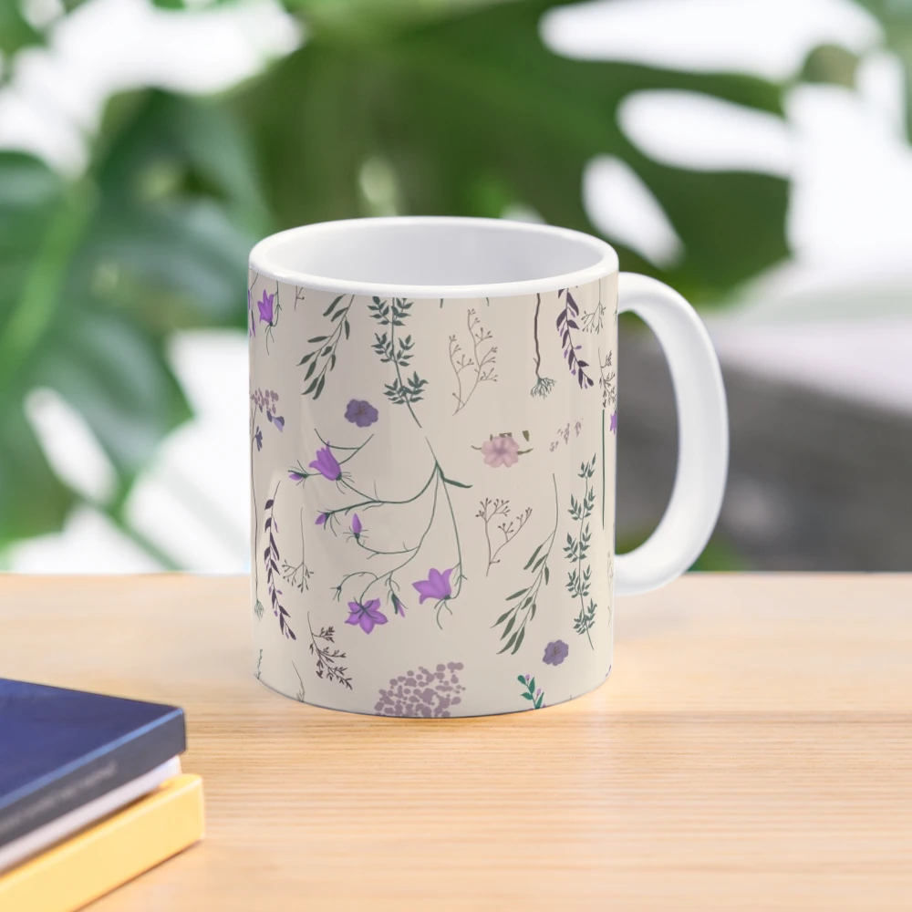Basketflower Purple Mug – Summer Moon Coffee