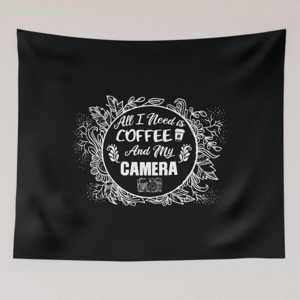 Item preview, All I Need is Coffee and My Camera  designed and sold by ADAMYASS.