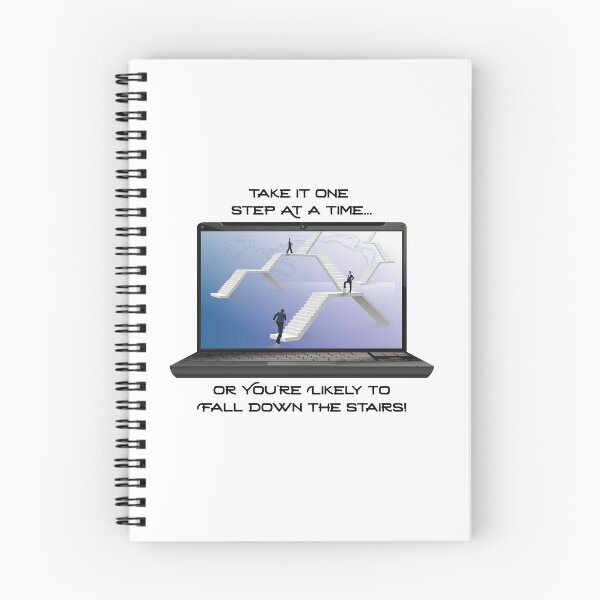 Item preview, Take it One Step at a Time...Stairs! (on White) designed and sold by PawsitiveMum.