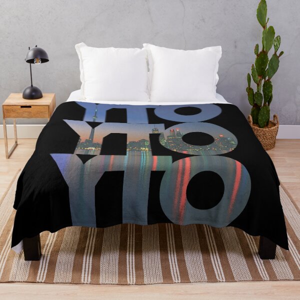 Item preview, Toronto, Ontario YTO Night Cityscape Repeating Pattern designed and sold by CrabbyLobster.