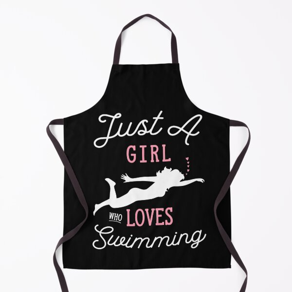 Item preview, just a girl who loves swimming designed and sold by PRINTED ..