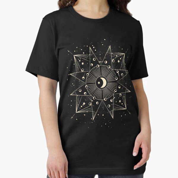 Vista previa del artículo con la obra «Luna y estrellas vintage, Eclipse solar de sol y luna vintage», diseñado y vendido por Arena Mercho.