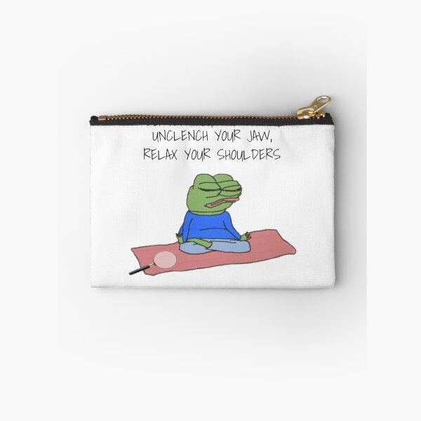 Item preview, Mindfulness Meditating Pepe designed and sold by ZephyrPrints.