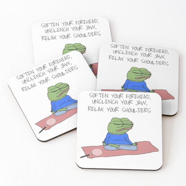 Item preview, Mindfulness Meditating Pepe designed and sold by ZephyrPrints.