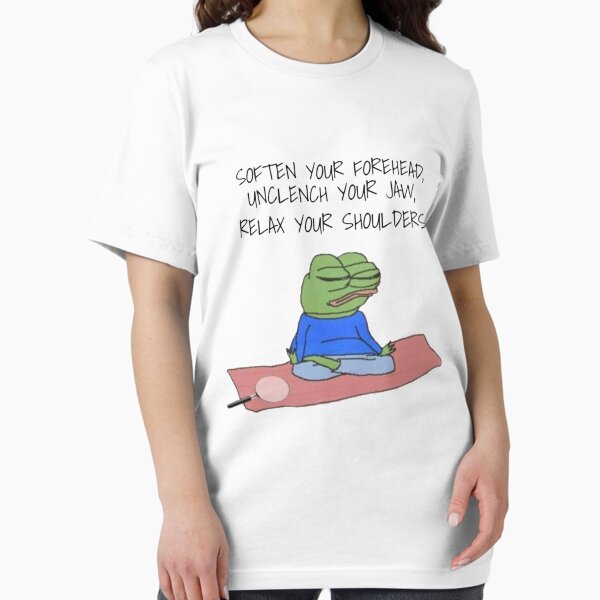 Item preview, Mindfulness Meditating Pepe designed and sold by ZephyrPrints.