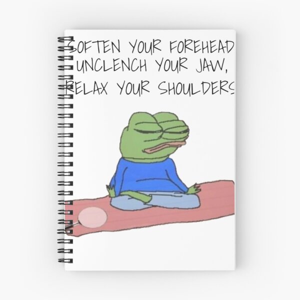 Item preview, Mindfulness Meditating Pepe designed and sold by ZephyrPrints.