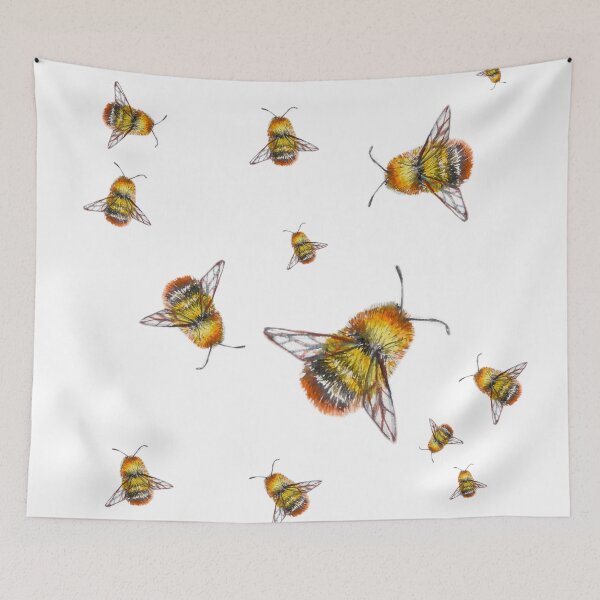 Item preview, watercolor bumblebee insect designed and sold by Stephanie  Skeem.