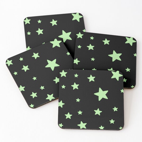 Item preview, Tiny neon green stars designed and sold by asymmetrickid.