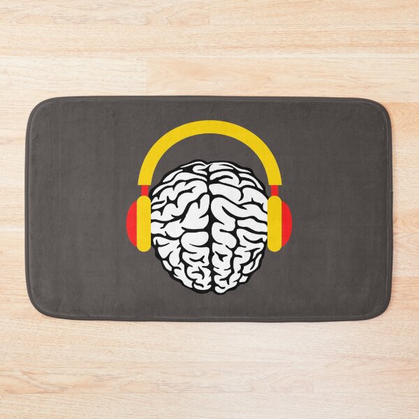Item preview, BRAIN WITH HEADPHONES -  designed and sold by JOHNC1.