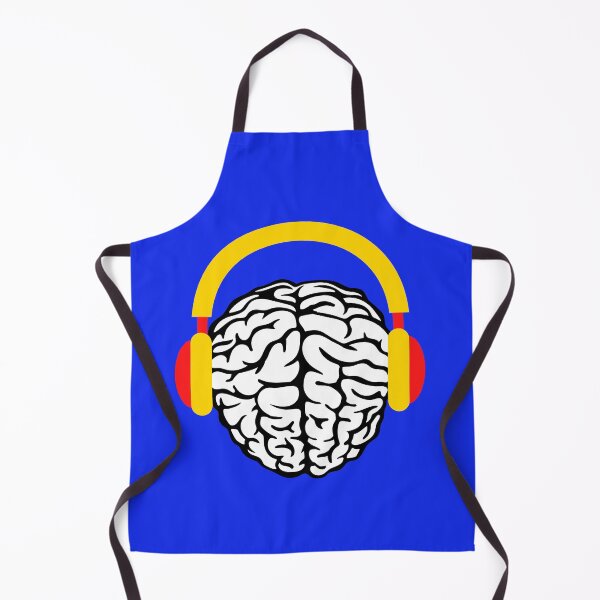 Item preview, BRAIN WITH HEADPHONES - designed and sold by JOHNC1.