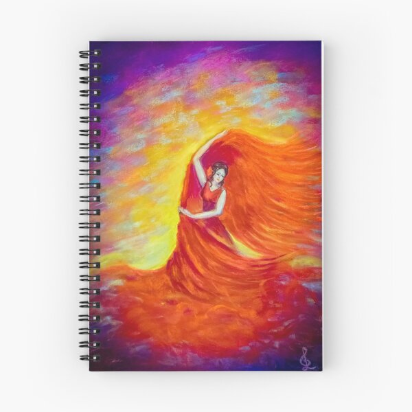 Item preview, Spanish dancer in red dress designed and sold by Red Witch Art.