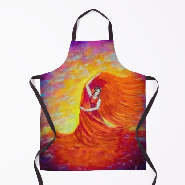 Item preview, Spanish dancer in red dress designed and sold by Red Witch Art.