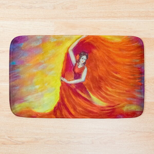 Item preview, Spanish dancer in red dress designed and sold by Red Witch Art.
