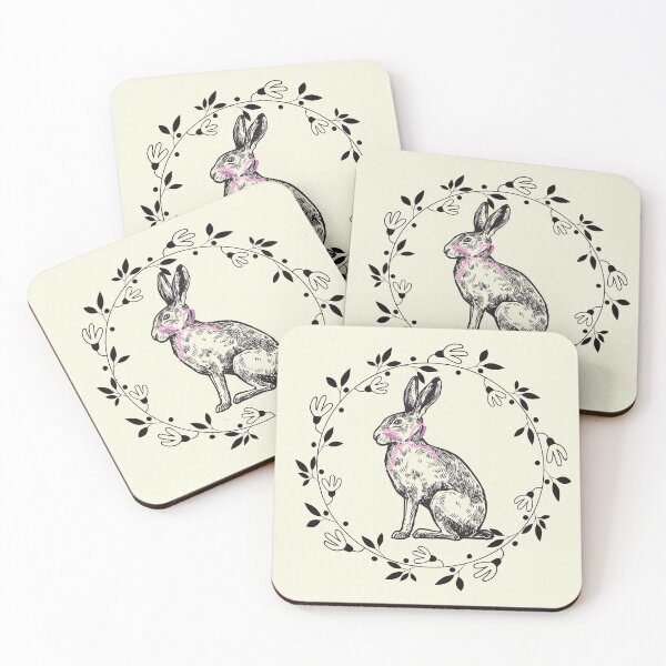Item preview, Spring Time Bunny With Pink Bow designed and sold by ChunkyMonty.
