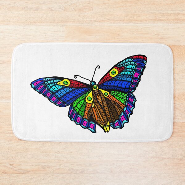 Item preview, Colorful Blue and Orange Monarch Butterfly designed and sold by AriArt78.