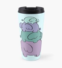Cute Elephant Stack Travel Mug