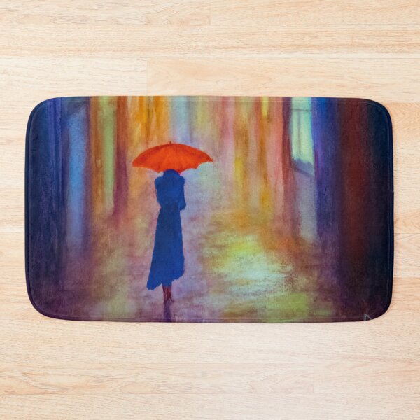 Item preview, Woman with red umbrella designed and sold by Red Witch Art.