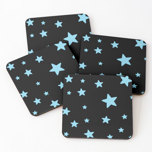 Item preview, tiny cute blue stars  designed and sold by asymmetrickid.