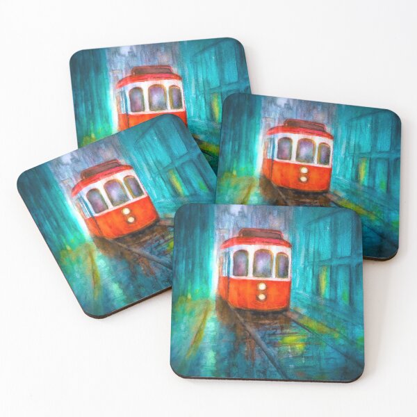 Item preview, Rainy Trolley designed and sold by Red Witch Art.