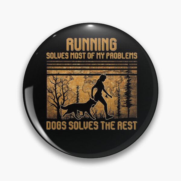 Item preview, Running Solves Most Of My Problems Dogs Solves The Rest T-Shirt designed and sold by thuba257.