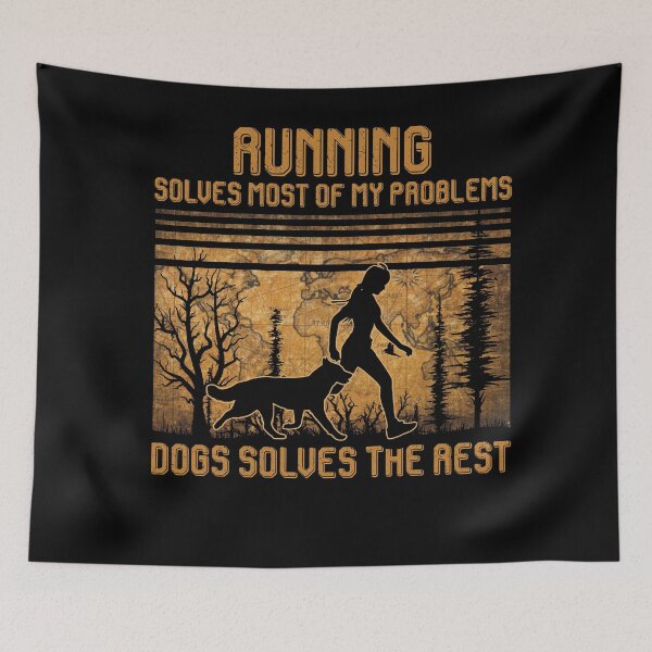 Item preview, Running Solves Most Of My Problems Dogs Solves The Rest T-Shirt designed and sold by thuba257.