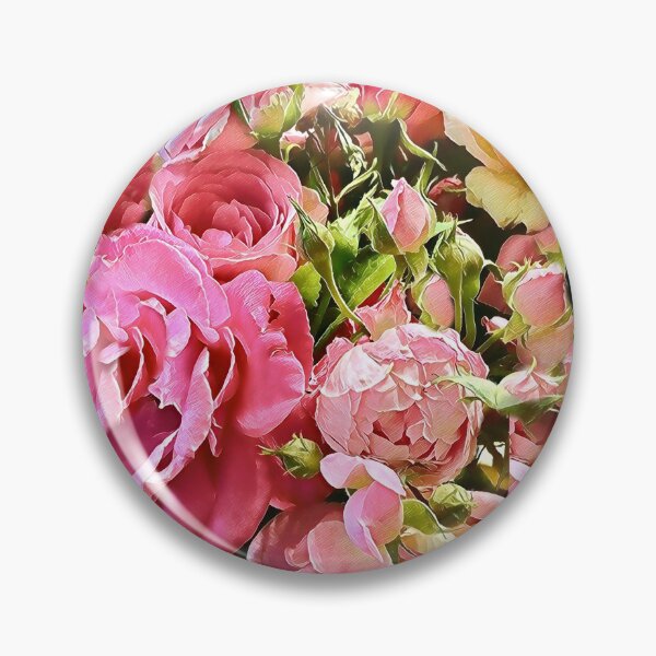 Item preview, Pretty Pink Olden Roses designed and sold by SuddenlySeventy.