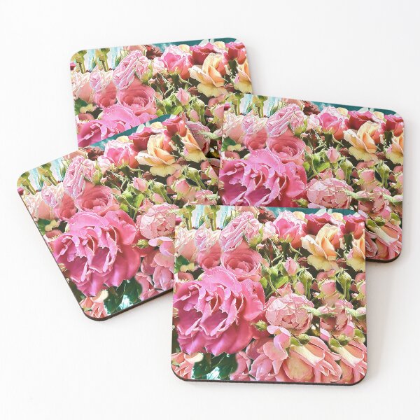 Item preview, Pretty Pink Olden Roses designed and sold by SuddenlySeventy.