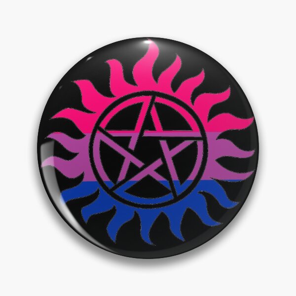 Item preview, Anti possession symbol bi pride  designed and sold by Astrodead.