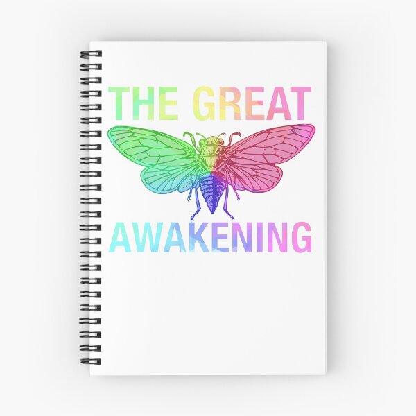 Item preview, cicada brood X the great awakening typography boho rainbow TRUST THE SCIENCE Collection designed and sold by Fashionmonger.