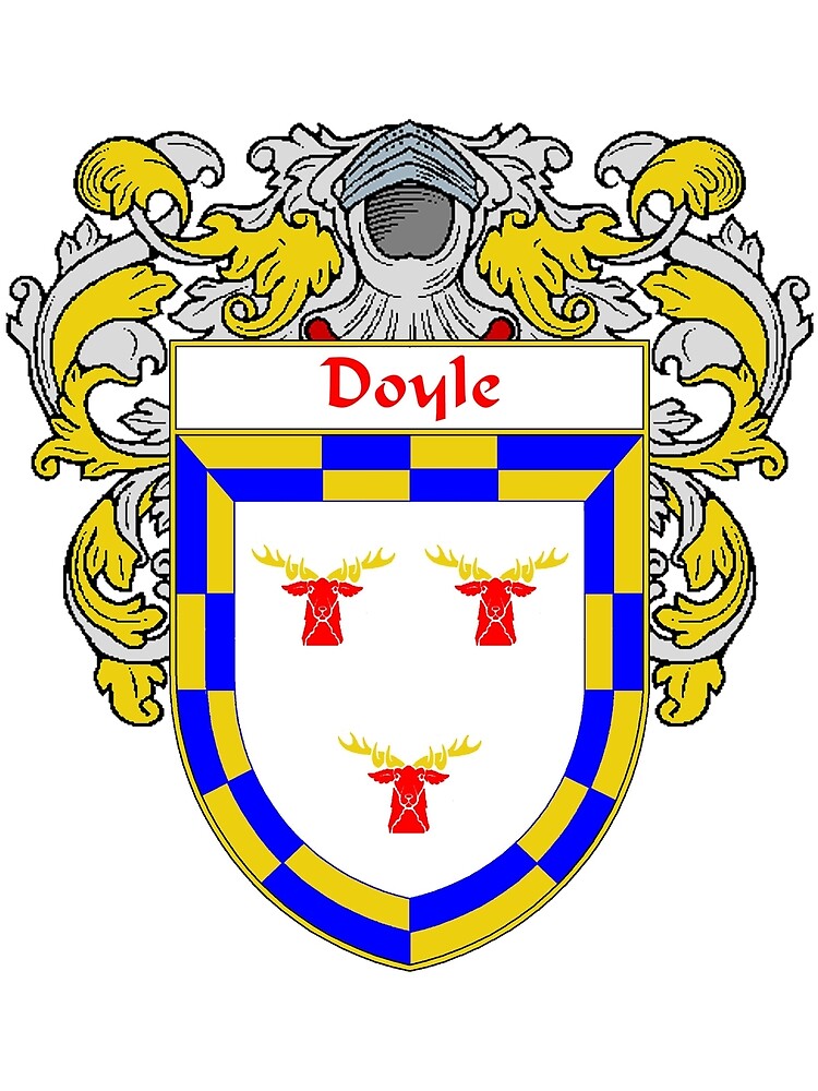 "Doyle Coat of Arms/Family Crest" Canvas Print for Sale by IrishArms