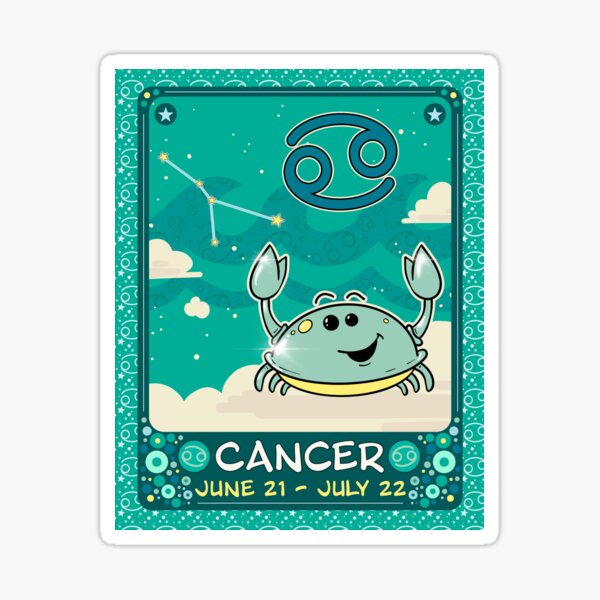 Cancer Toon Sticker