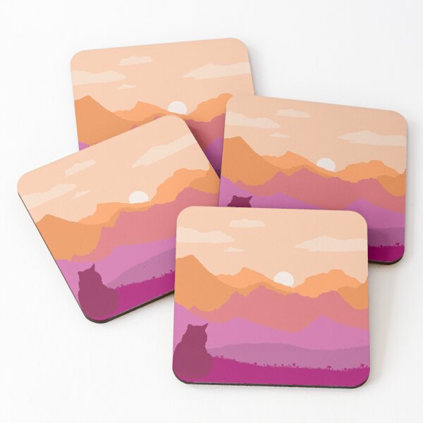 Item preview, Lesbian Cat Landscape designed and sold by FrostedDesigns.