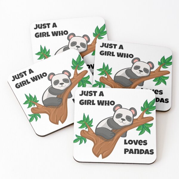 Item preview, Just a Girl Who Loves Pandas designed and sold by j9gothbe.