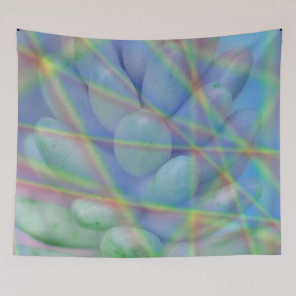 Item preview, Rainbow on blue designed and sold by JustLagoons.