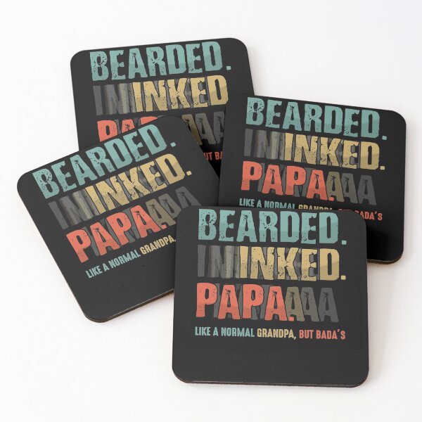 Item preview, Bearded Inked Papa Like A Normal Grandpa But Bada's designed and sold by BaseStore.