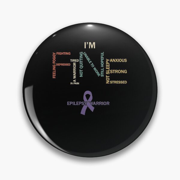 Item preview, I'm Fine Epilepsy Warrior Fighting Still Hopeful designed and sold by BaseStore.