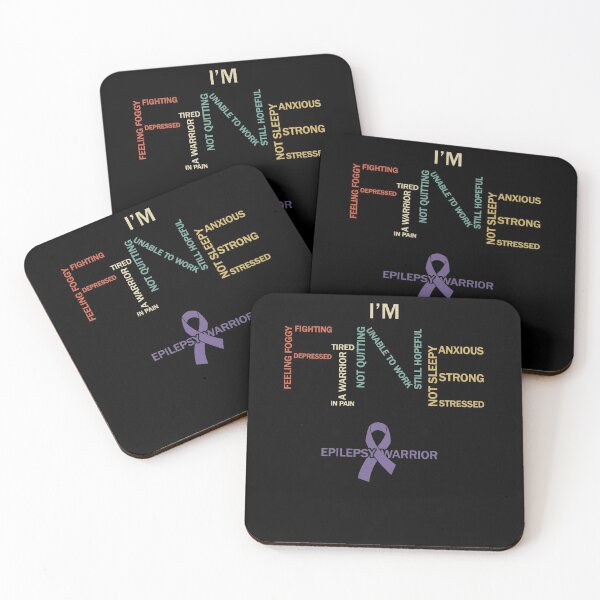 Item preview, I'm Fine Epilepsy Warrior Fighting Still Hopeful designed and sold by BaseStore.
