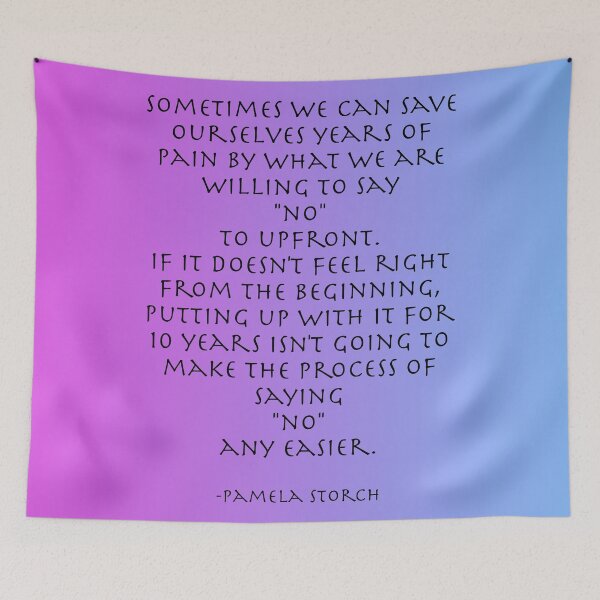Item preview, Saying No Quote by Pamela Storch designed and sold by Pamela Storch.