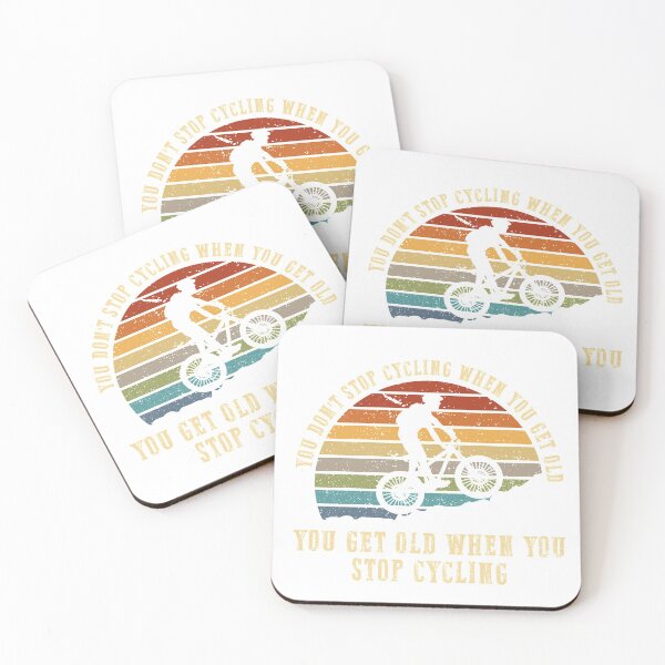 Item preview, You Don't Stop Cycling When You Get Old Vintage designed and sold by Catherine8899.