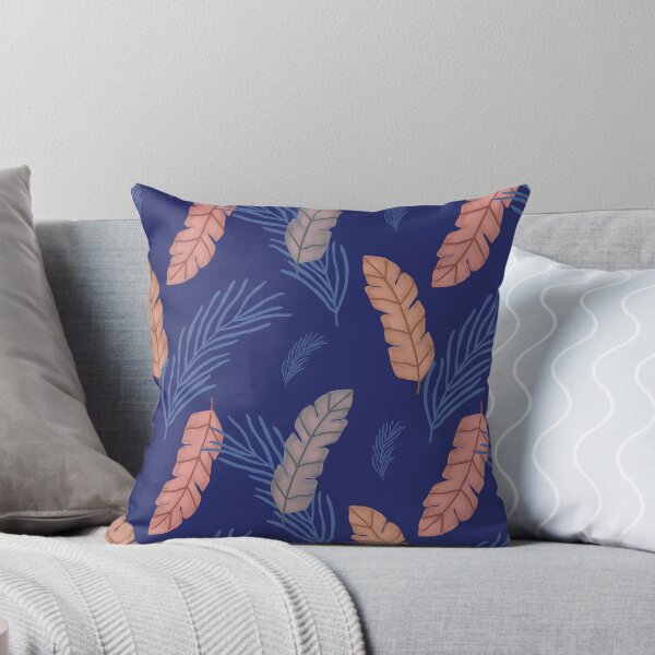 Item preview, Tropical botanical blue designed and sold by myinkcolour.