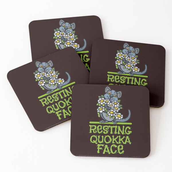 Item preview, resting quokka face designed and sold by sandpiperstudio.