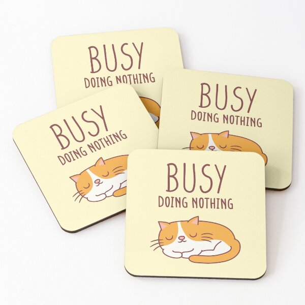 Item preview, Cute Resting Cat Busy Doing Nothing designed and sold by rustydoodle.