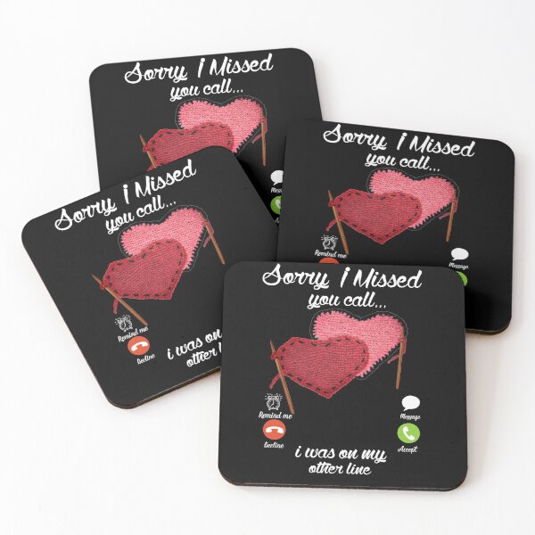 Item preview, Sorry I Missed Your Call I was On My Other Line Quilting Heart Yarn designed and sold by BaseStore.
