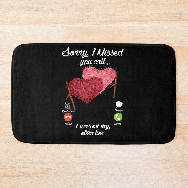 Item preview, Sorry I Missed Your Call I was On My Other Line Quilting Heart Yarn designed and sold by BaseStore.