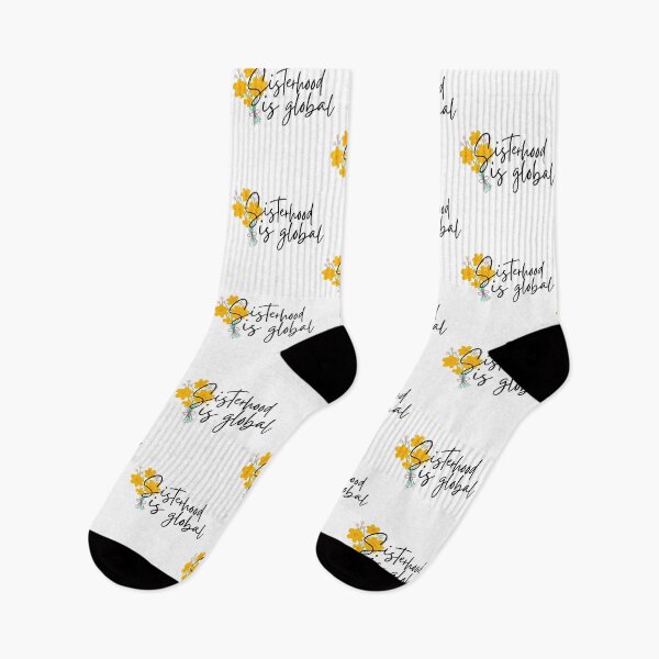 Item preview, Sisterhood Is Global Yellow Bouquet Black Design designed and sold by SweetAndSpice.