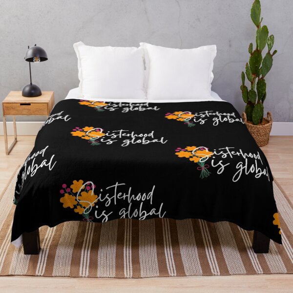 Item preview, Sisterhood Is Global Yellow Bouquet White Design designed and sold by SweetAndSpice.
