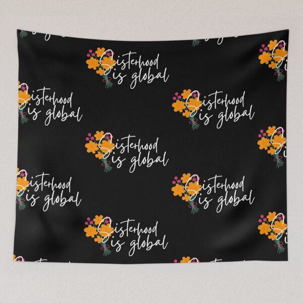 Item preview, Sisterhood Is Global Yellow Bouquet White Design designed and sold by SweetAndSpice.