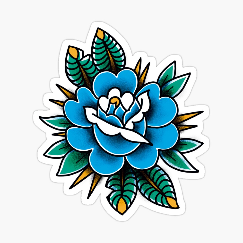 Blue Rose tattoo by Tyler Malek | Photo 18860