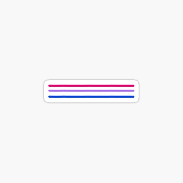 Bi Pride Bisexual Flag Lgbt Bisexuality 7 Sticker By Frozefashion