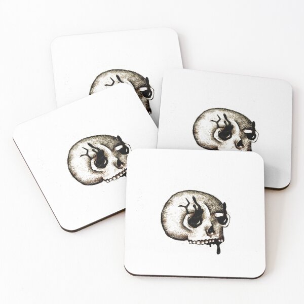 Item preview, Inky skull version 2 designed and sold by MagentaStash.